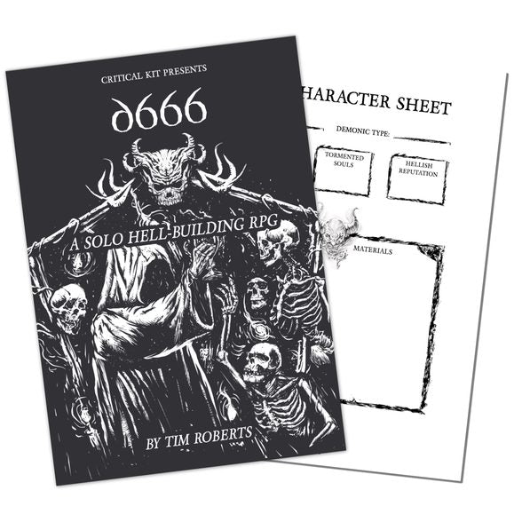 d666 Dungeon Building Solo RPG